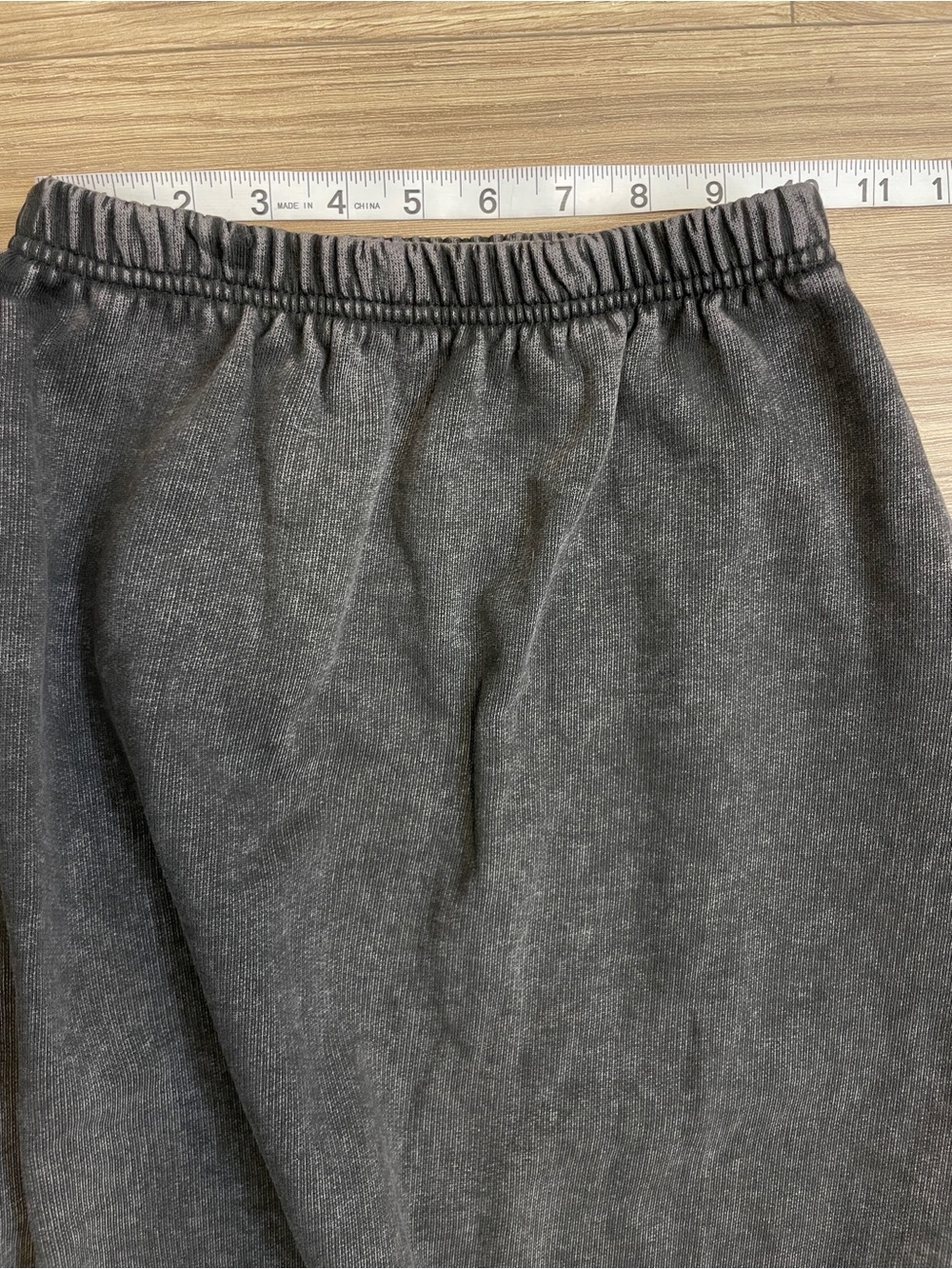 NEW Zara 100% Cotton Dark Charcoal Gray Sweater Midi Skirt - Picture 5 of 9